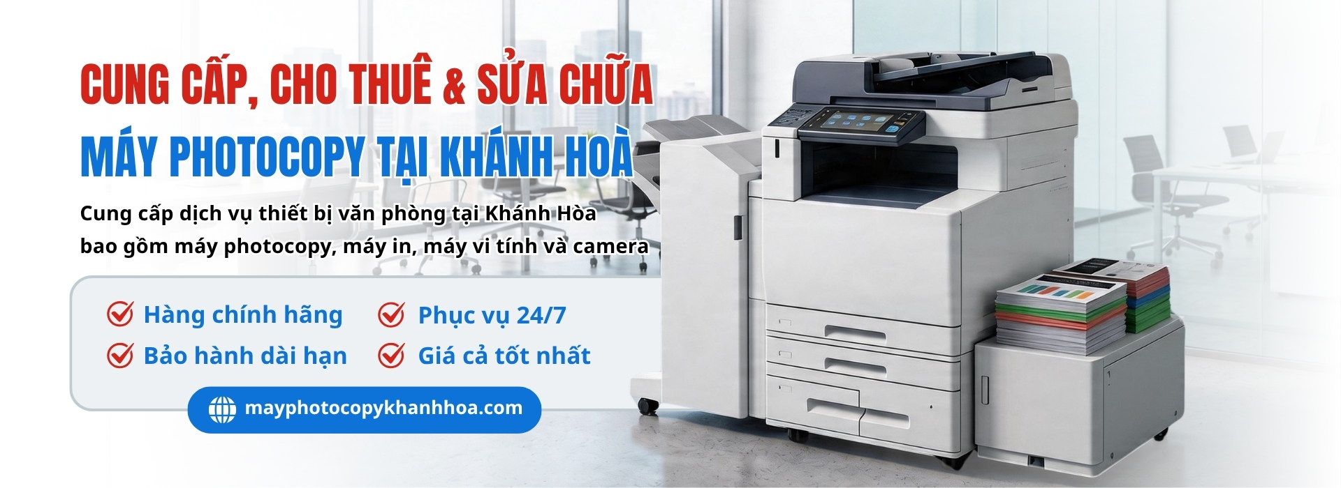 Máy Photocopy Khánh Hòa - Cho Thuê & Sửa Chữa | Tín Nghệ